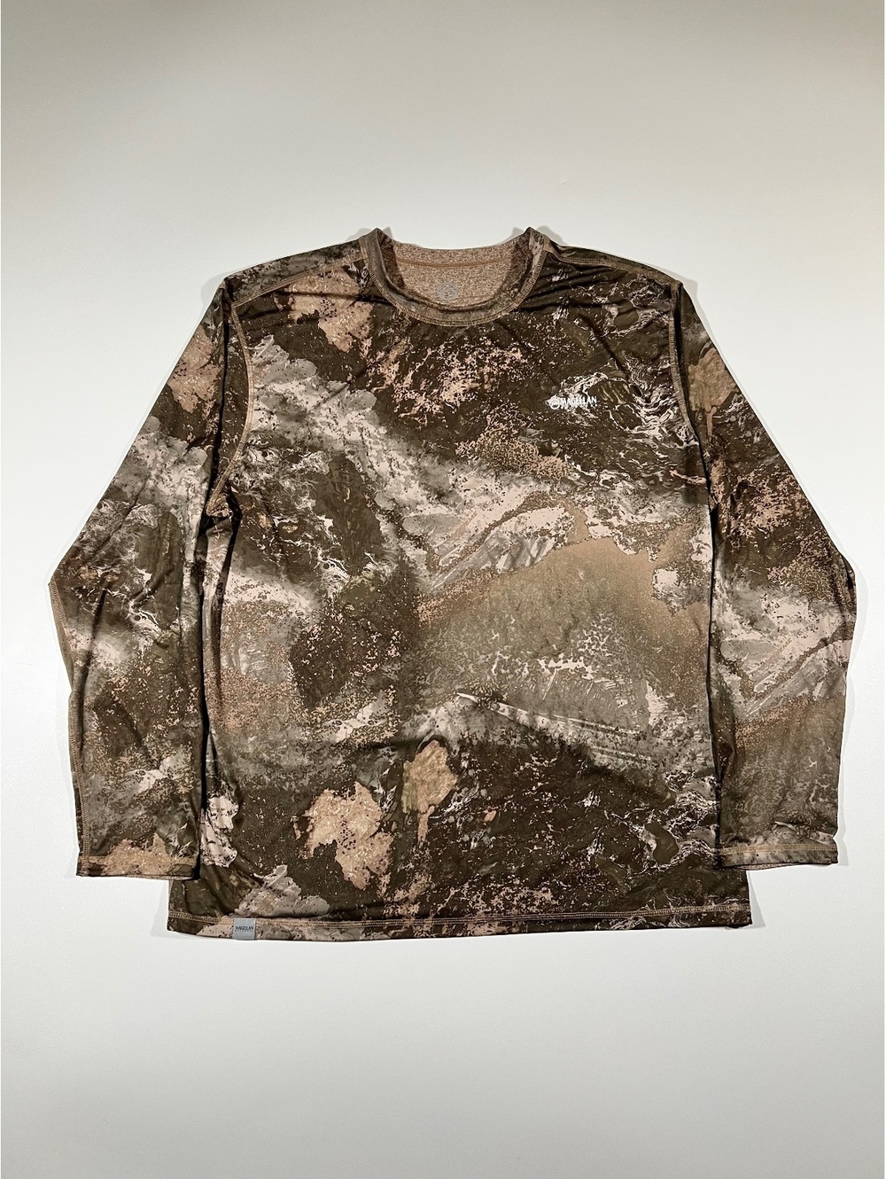 Magellan Outdoors Camouflage Long Sleeve Performance Shirt Mens 2XL